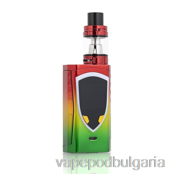 Vape 10000 Дръпки Smok Procolor 225w Tc Starter Kit Rasta Red